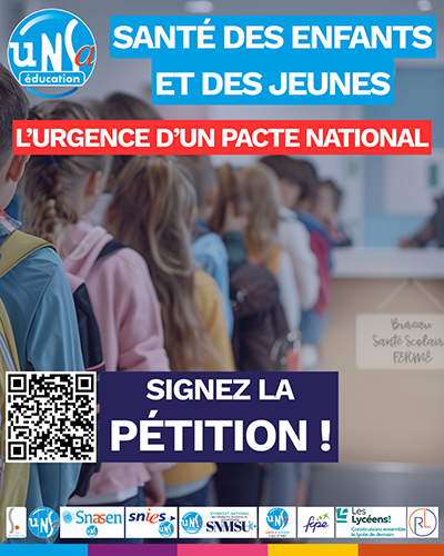 Professionnels de santé, personnels de l’éducation, parents et jeunes s’unissent et appellent à agir.
